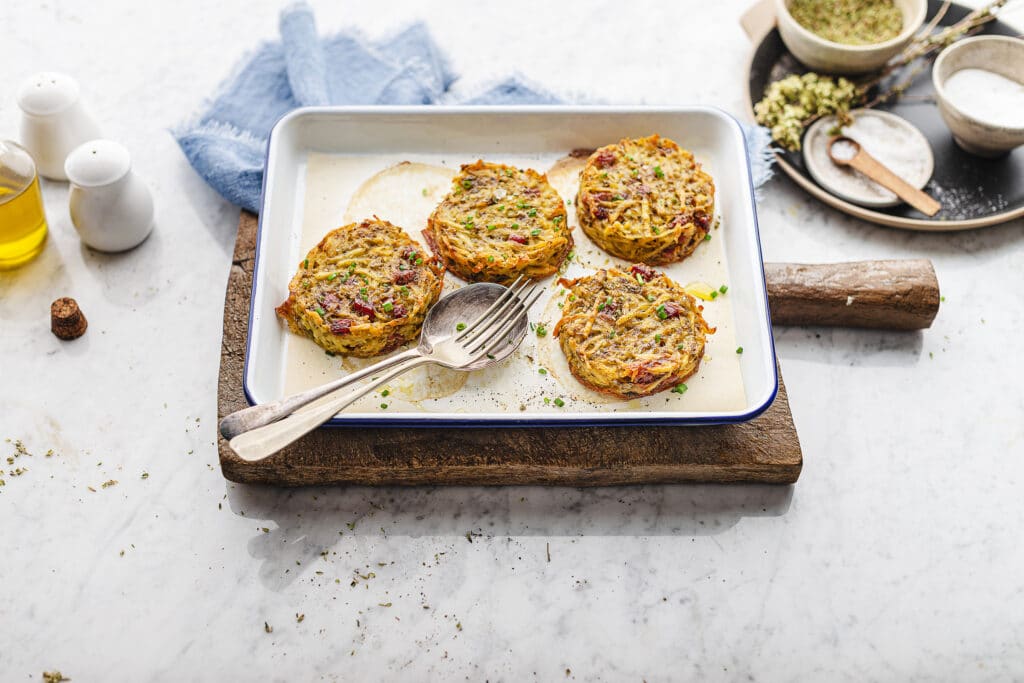 Potato Rosti and Prosciutto di San Daniele