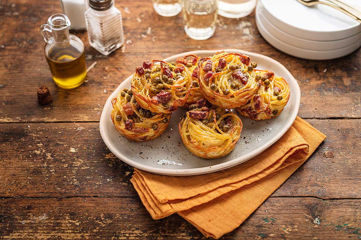 Frittatine di pasta con il San Daniele