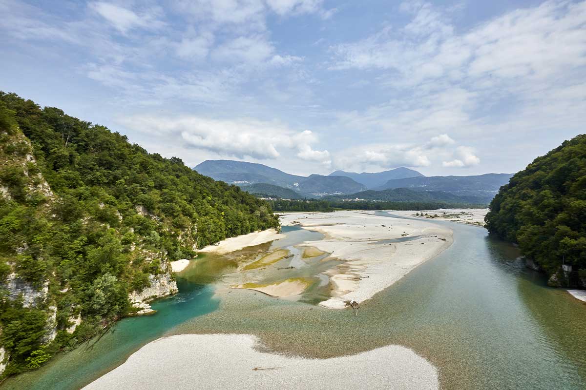 Il Fiume Tagliamento in Friuli Venezia Giulia