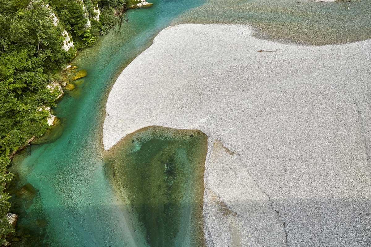 Il Fiume Tagliamento fa da termoregolatore per la produzione del Prosciutto di San Daniele Dop