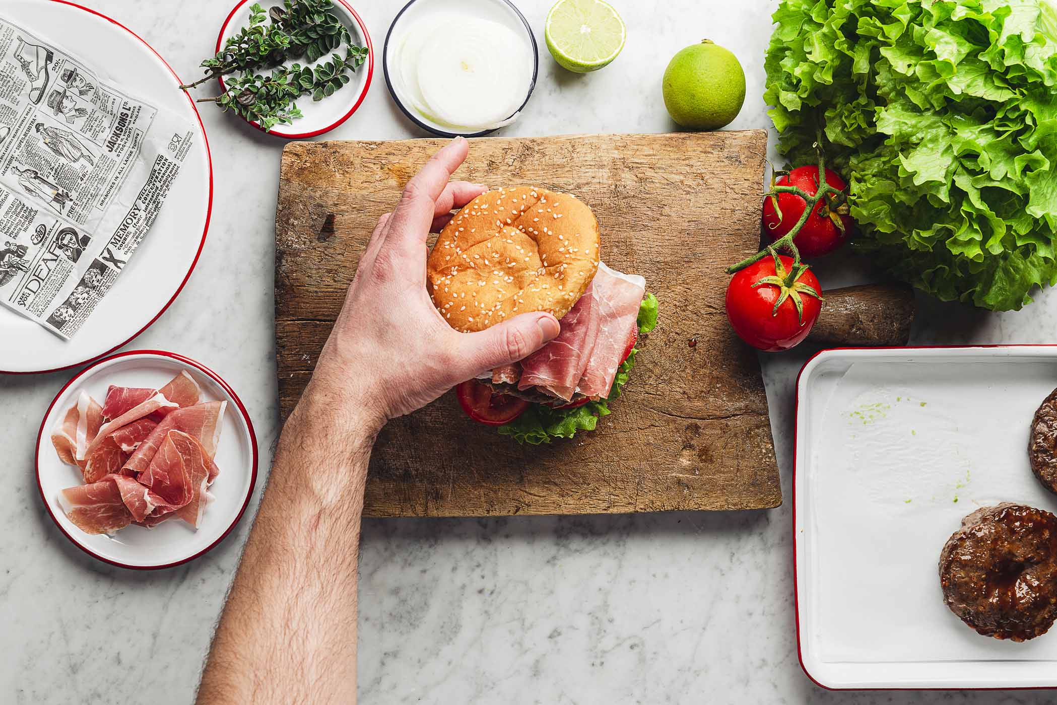 Hamburger con prosciutto crudo di San Daniele_09 San Daniele Magazine