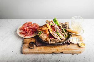 Ricetta club sandwich tartufo e Prosciutto di San Daniele