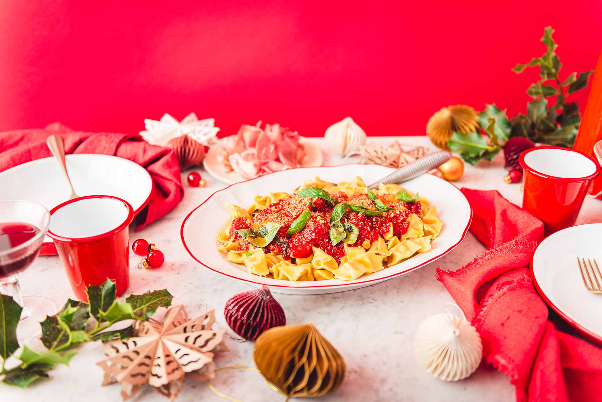 Agnolotti del plin ripieni con Prosciutto di San Daniele