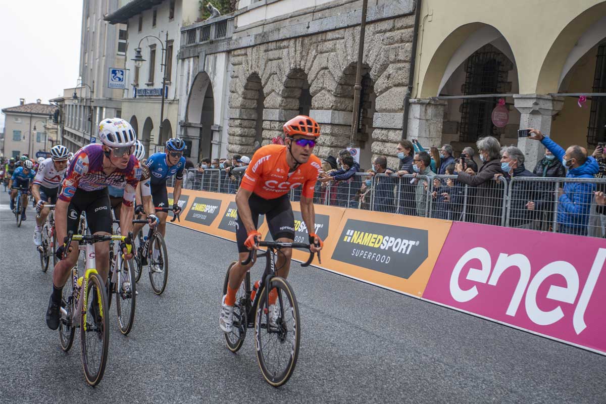 La tappa del Giro d'Italia a San Daniele del Friuli