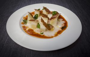 carpaccio scampi daniele melone