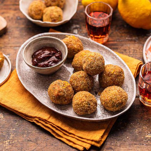 polpette ricotta e prosciutto