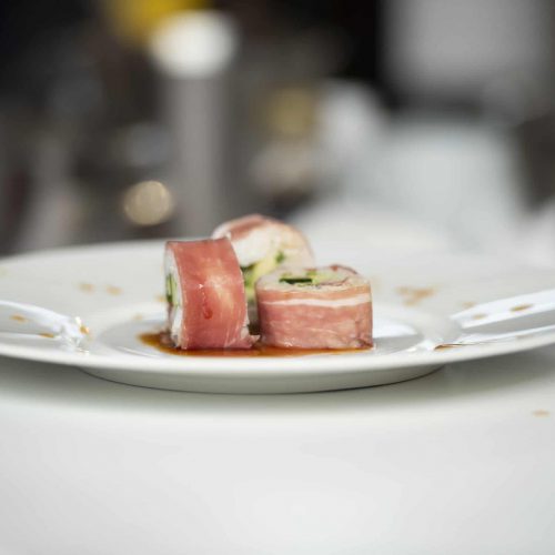 San Daniele Schinken-Avocado Roll