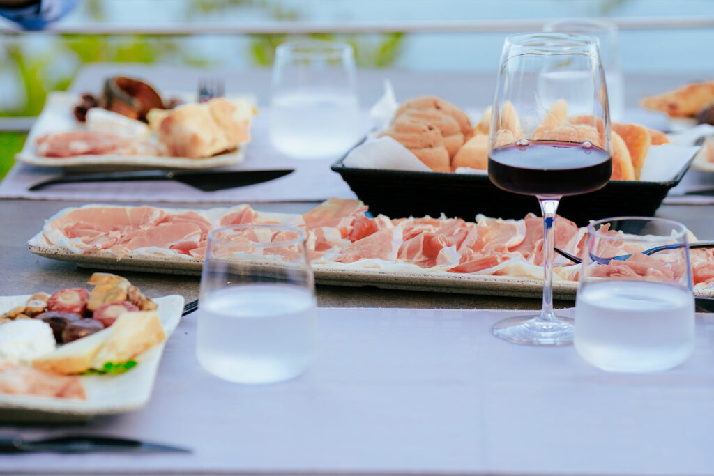 menù di Ferragosto con il Prosciutto di San Daniele DOP