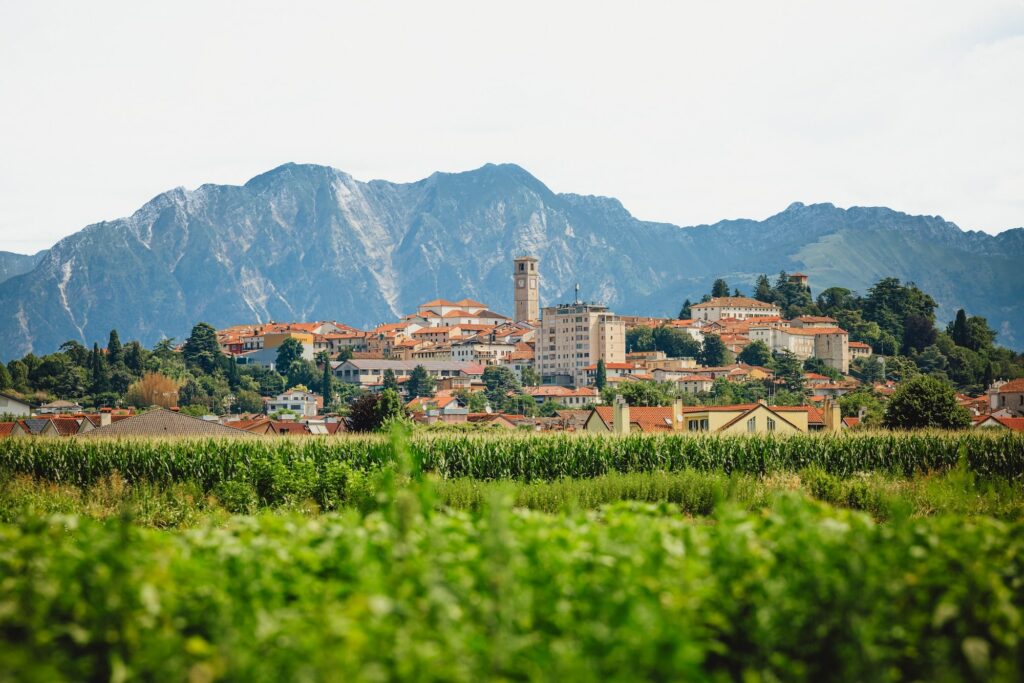 veduta su san daniele del friuli