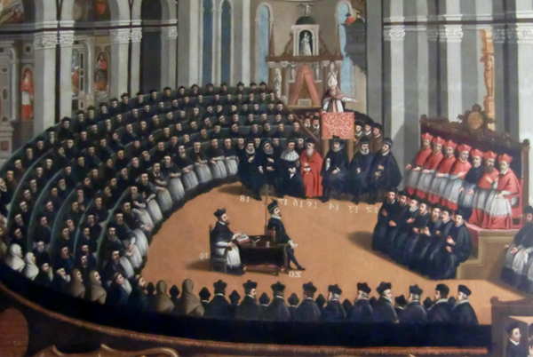 Dipinto che rappresenta il Concilio di Trento