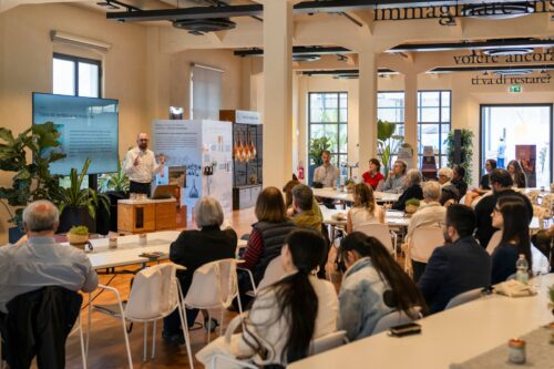 Masterclass sulla sostenibilità durante l'evento Essenza del Consorzio del Prosciutto di San Daniele